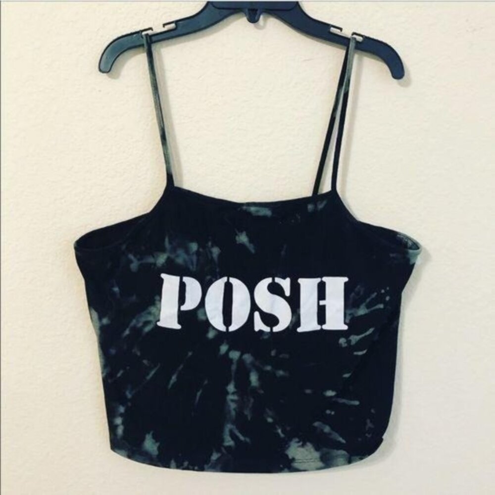 POSH Tank Top Tie Dyed Posh Boss Plus Size NWOT
